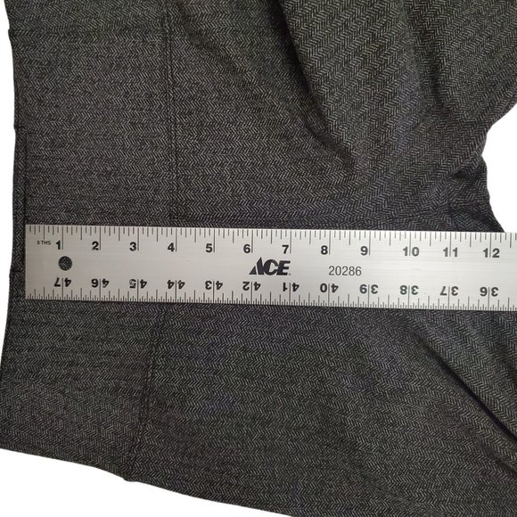 Athleta Sz Sm (Unstretched Meas 26x25 11") Delancey Herringbone Gray Tights A17 - Picture 11 of 11